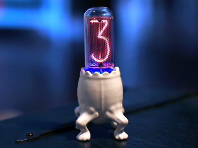 Nixie Clock Egg Case 3d 3d print 3d printing case clock nixie pookas product design shapeways