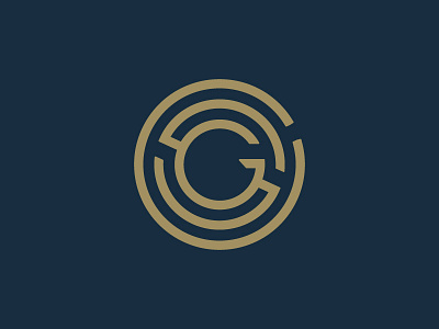 CSG acronym logo maze monogram