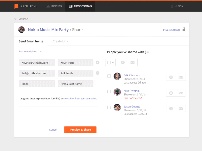 Preview & Share aftereffects animation gif interface preview prototype share ui