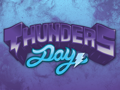 Thundersday blitz flash lightning thunder typo