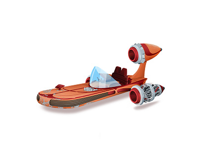 Luke's landspeeder episode gliding iv landspeeder luke skywalker star vehicle wars