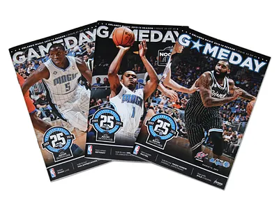 Orlando Magic Gameday Playbill Covers basketball color cover doron lamb kyle oquinn layout nba orlando magic photoshop print sports victor oladipo