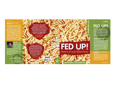 Fed Up, book jacket design book jacket design indesign photoshop print