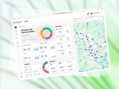 Smart Fuel Distribution Monitoring System (SFDMS) delivery dashboard fleet management logistic management sam50 transport ui uiux user research ux