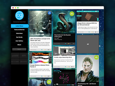 Cg Channel Blog - Concept 3d art blog news responsive