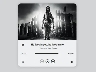 Focus Audio Player With Playlist audio design focus jplayer jquery music music player ui web widget