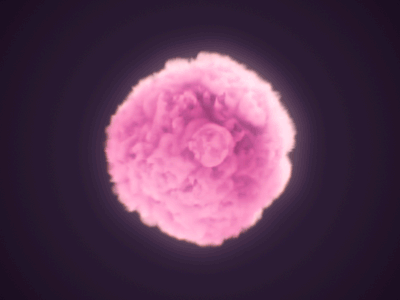 Pink smoke 3d c4d cinema 4d simulation smoke tfd turbulence fd