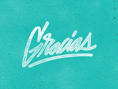 Gracias design gracias illustration lettering thank you