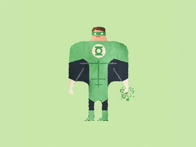 Green Lantern character colors comics green icon illustration lantern powers ring super superhero superheroes