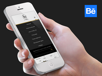 Jwell.fr Responsive Behance Case Study