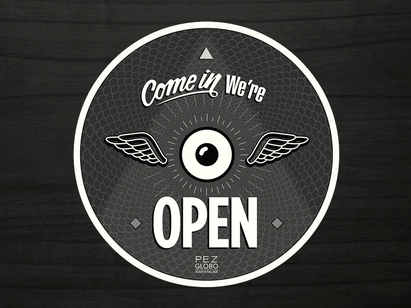 Open Closed closed eye fish gif open sushi