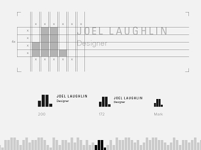 Personal Logo (2) column grid guide logo mark music personal process sound