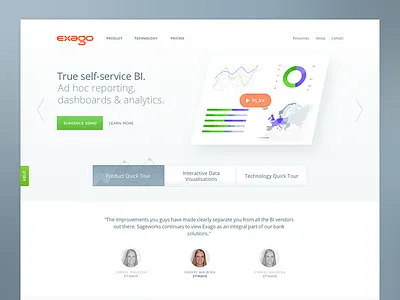 Exago Launch analytics bi business exago reporting solution
