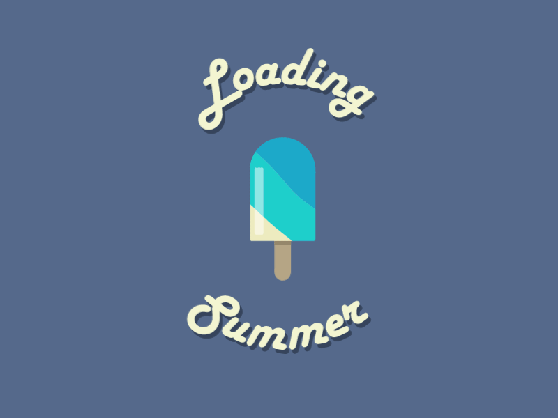 Loading Summer ae animation gif loading summer