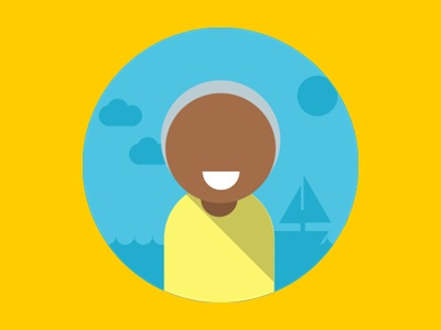 Retired customer business character illustration retired