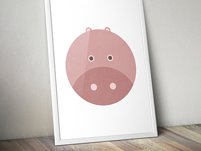 The Pig animal illustration minimalistic pig