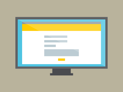 App on a screen apps business illustration screen