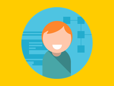 Technology customer business character customer illustration technology
