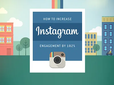 Instagram buildings city infographic instagram title