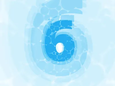 6th Anniversary 6 anniversary newsletter number graphics