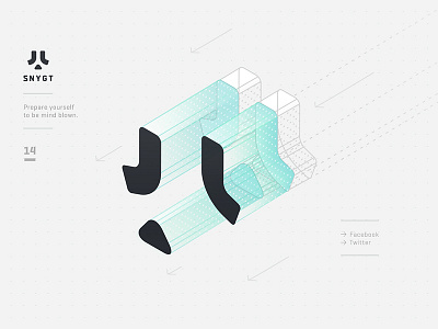 Artwork Snygt 01 2d 3d blue branding illustration isometric snygt