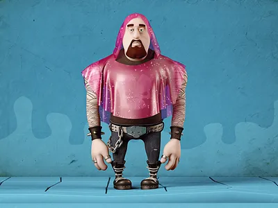 Rain 3d c4d character modeling rain