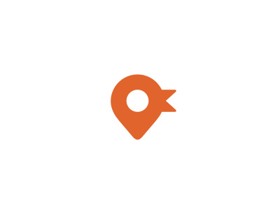 MCP animal bird chicken head location logo map navigation network orange pin pointer