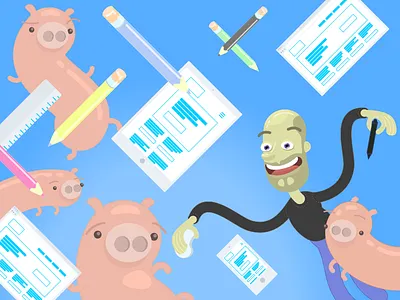 Illustration for personal site