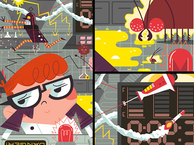Dexter's Laboratory andrew kolb cartoon network dexters lab idw publishing illustration kolbisneat