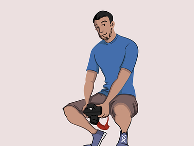 'Meet The Team' character drawing illustration vector
