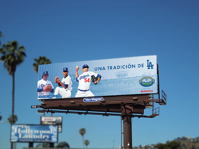 Lad12 Billboard Fernando baseball billboard dodgers logo mlb sports