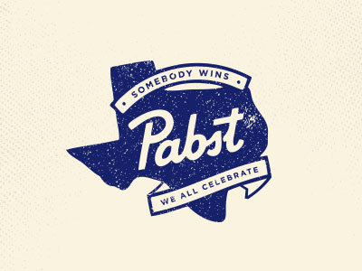 Pabst Concept banner pabst stamp state texas