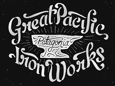 Requiem anvil hand lettering lettering ligature patagonia script stencil swash texture type typography vintage