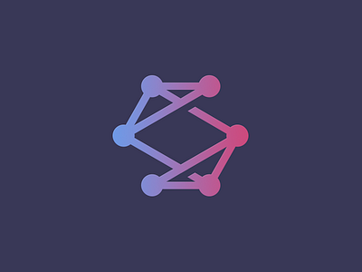 Structural Brandmark WIP hexagon kaa letter s lines logo mapping nodes org chart relationship