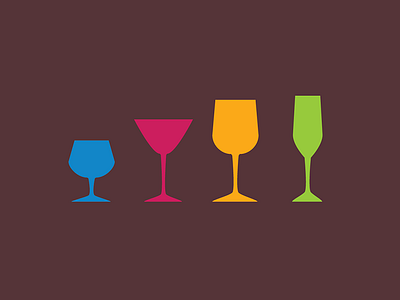Stemware Icons drinks glassware icons kitchen stemware