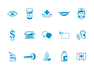 BenefitsPal Icons ct dental doctor health hearing aid insulin medical microscope nurse pharmacy vision vitamin