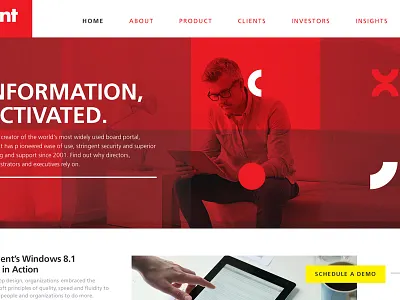 Process Work ipad red site wip work in progress
