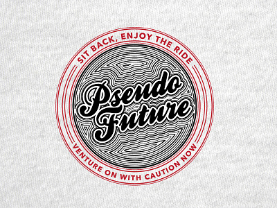 Pseudo Future T-shirt design band design illustration illustrator pattern t shirt texture vector