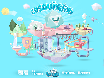 Cosquiyelito web animation cosquiyelito design geometric illustration machine metzican planet poly polygon vector web