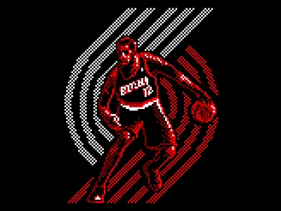 Pixel LaMarcus Aldridge 12 blazers lamarcus aldridge pixel