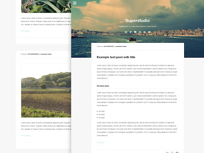 Superstudio Tumblr Theme clean responsive theme tumblr tumblr theme web design