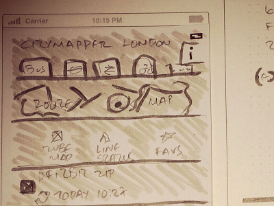 Citymapper prototyped ideas city conceptual design mobile app taxi wearables