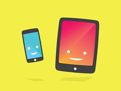 Helloo Mobile branding colorful happy ipad iphone smartphone tablet telephone youth