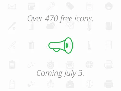 Announcing Hawcons announcement filled icons line stroke ui icons