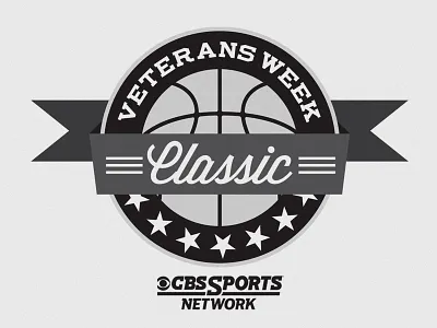 Veterans Week Classic basketball concepts design graphic design identity logo shield sports tv