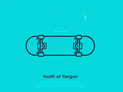 Astronaut Magazine #3 - Youth Of Yangon astronaut magazine cover illustration ipad skateboard yangon