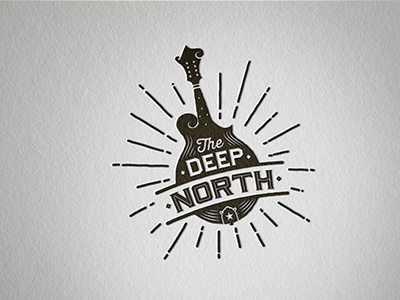 The Deep North branding logo logotipo logotype marca monogram music thedeepnorth