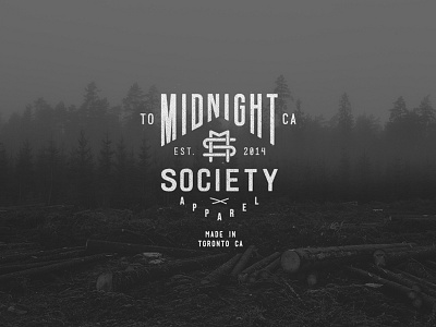 Midnight Society 3 apparel clothing logo midnight midnight society prints society t shirts toronto vintage