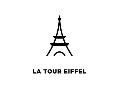 La Tour Eiffel design eiffel graphic design iconography symbol vector