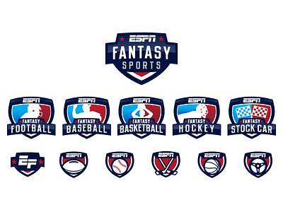 ESPN Fantasy Sports Logos espn fantasy logo sports vector